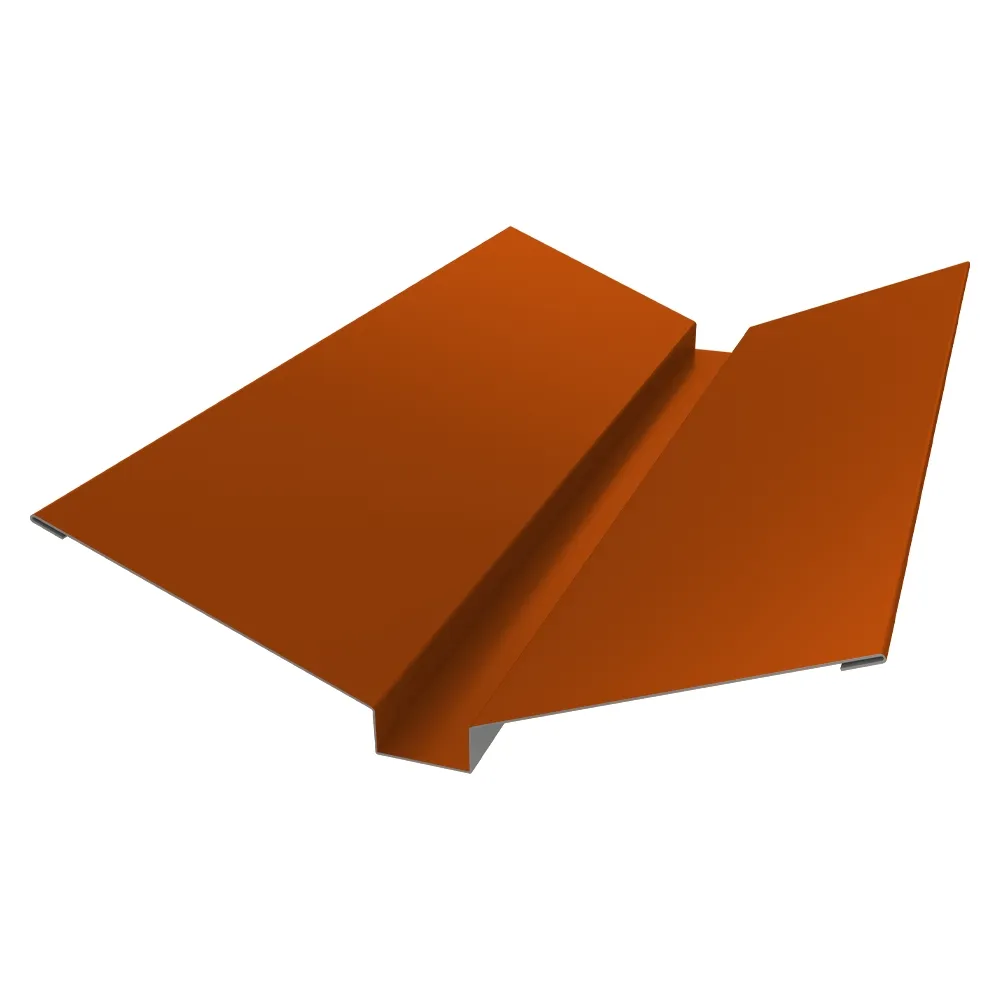 Планка ендовы верхней 115х30х115 0,5 Rooftop Matte RAL 9005 черный (2,5м)