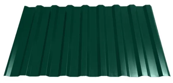 Профнастил С20R 0,5 Satin RAL 6005 DRIP