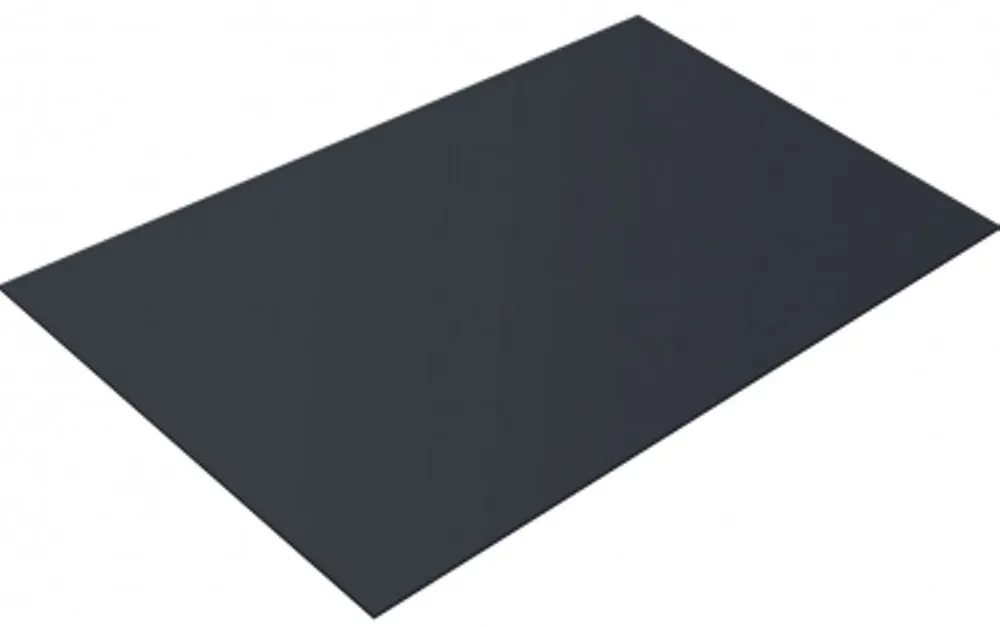 Плоский лист 0,45 PE-Double с пленкой RAL 9005 черный