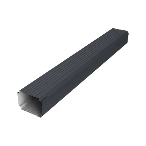 Труба гофрированная Vortex Lite 76х102х1000 мм 0,4 PE RAL 8017 шоколад