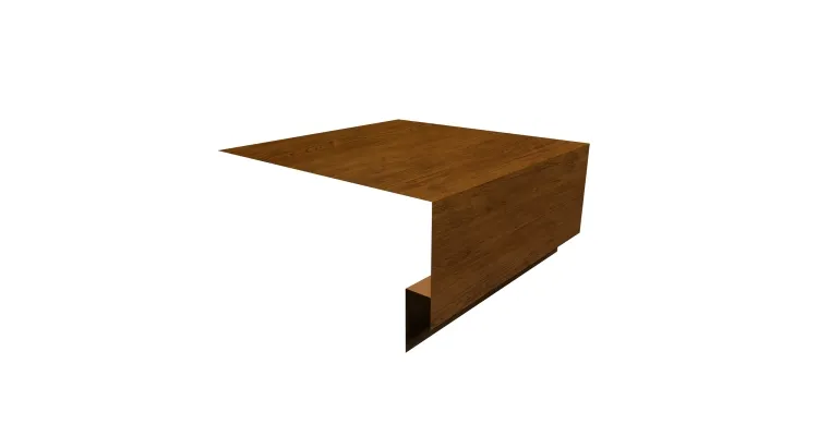 Планка капельник 100х55 0,45 Print Elite Golden Wood TwinColor (2м)