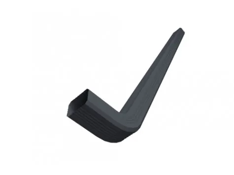 Труба гофрированная Vortex Lite 76х102х3000 мм PE RAL 8017 шоколад