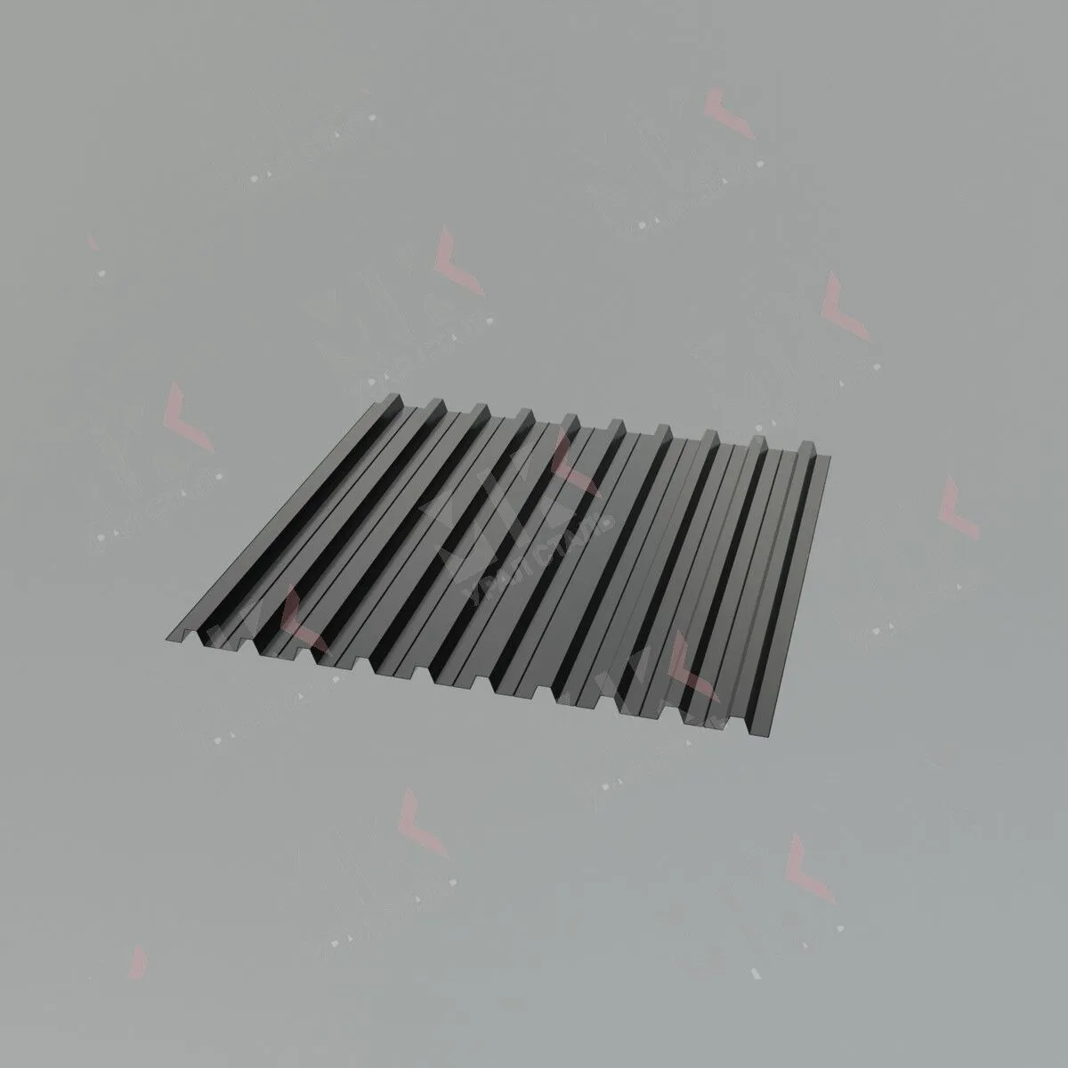 Профнастил С10В 0,5 PurPro Matt 275 RAL 9005 черный