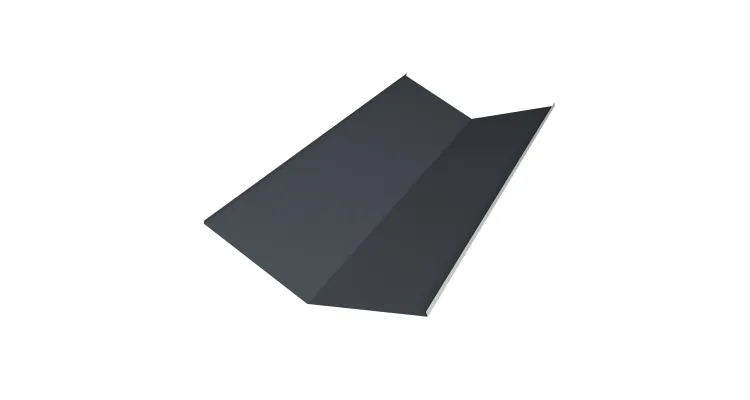 Планка ендовы верхней 115х30х115 0,5 Rooftop Matte RR 32 темно-коричневый (3м)