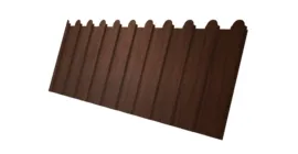 Профнастил С8А 0,5 Satin с пленкой RAL 8017 шоколад
