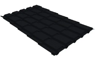 Профнастил С20В Grand Line 0,5 Quarzit lite RAL 9005 черный