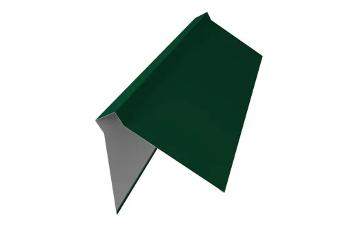 Планка конька плоского 175х50х175 0,45 Drap ST RAL 7016 антрацитово-серый (2,5м)