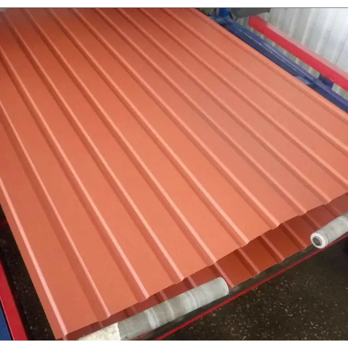 Профнастил С20А Grand Line 0,5 Quarzit RAL 8004 терракота