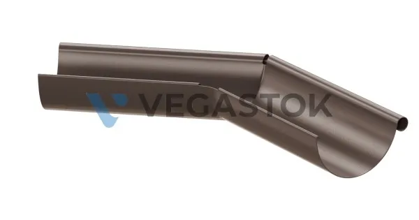 VEGAStyle 125/100 RAL8017 Желоб угловой 90град