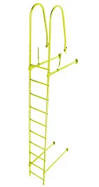 Лестница стеновая Grand Line RAL 1018 3м
