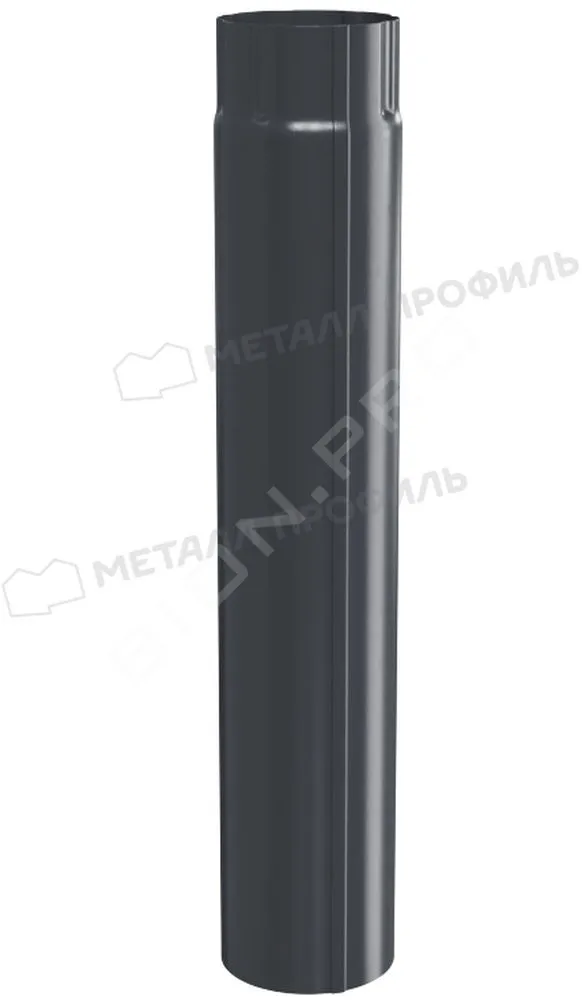 Труба водосточная Foramina PUR D100х3000 (PUR_Д-01-7024\7024-0.5)