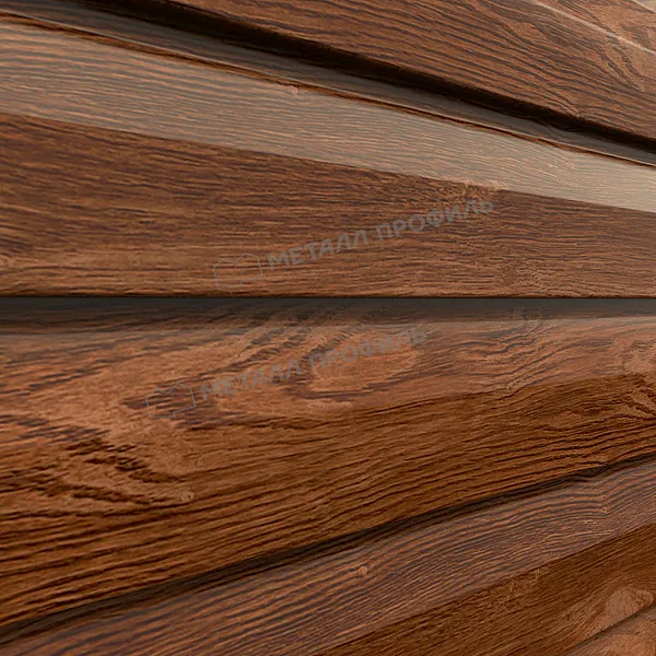 МеталлПрофиль (Ecosteel 0.5 Мореный Дуб) Профилированный лист МП-20