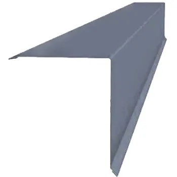 Планка конька односкатной кровли 180x160 0,45 Drap RAL 7004 сигнальный серый (2,5м)