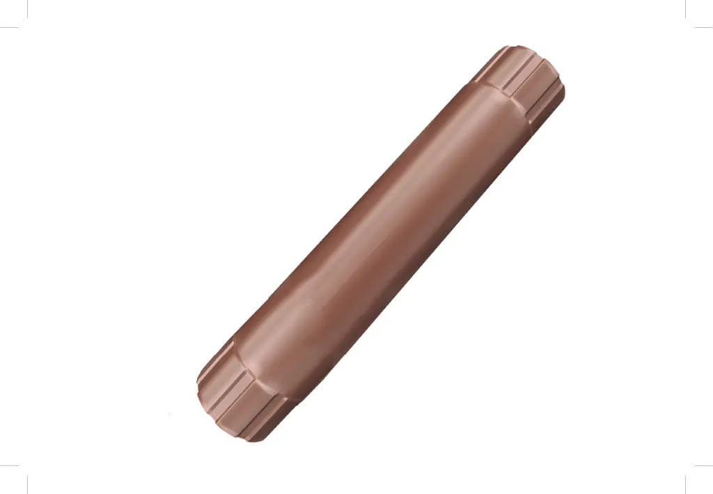 VEGAStyle 125/90 RAL8017 Труба круглая 1м