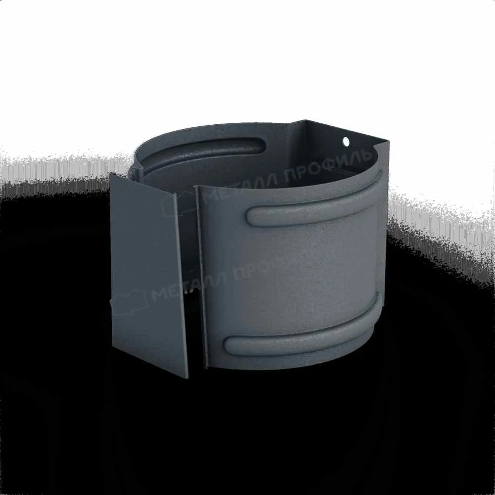 Держатель трубы D100 (на кирпич) Foramina Freeze (FRZ_D-01-Grey\Grey-0.6)