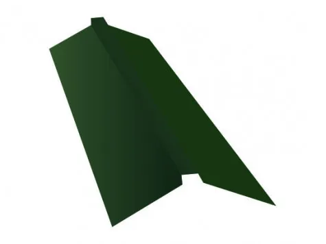 Тройник Y конька полукруглого GreenCoat Pural Matt RR 11 темно-зеленый (RAL 6020 хромовая зелень)