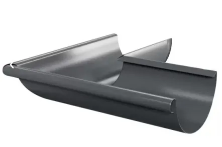 Угол желоба наружный D125 Foramina Freeze (FRZ_D-01-Grey\Grey-0.6)