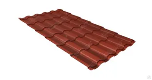 Профнастил С10R Grand Line 0,5 GreenCoat Pural BT, matt RR 29 красный (RAL 3009 оксидно-красный)