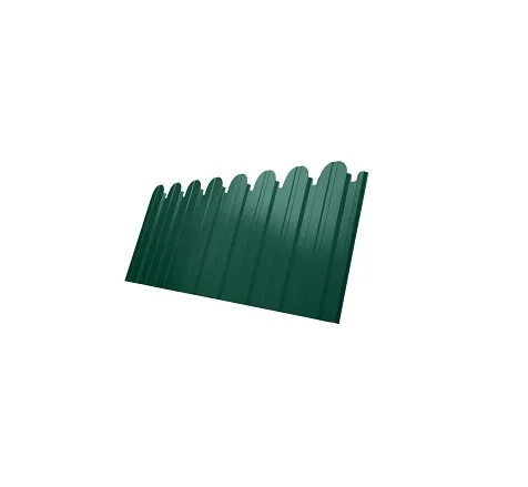 Профнастил С10B фигурный 0,45 Drap RAL 7004