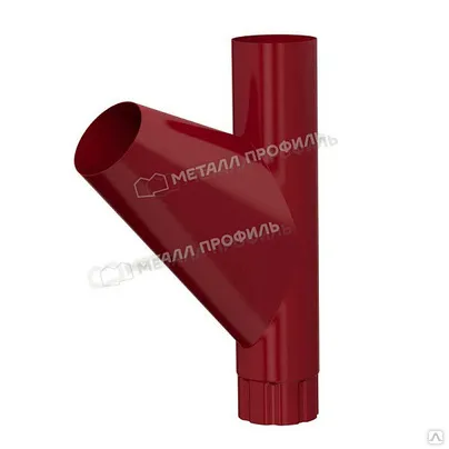 Тройник трубы Foramina PUR D100 (PUR_Д-01-8017\8017-0.5)