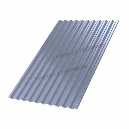 МеталлПрофиль (ПЭ 0,65 RAL7004) Профилированный лист H-75