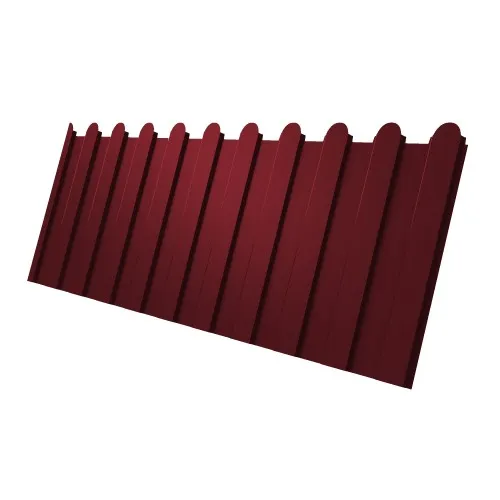 Профнастил С20В 0,5 Satin RAL 3005 красное вино