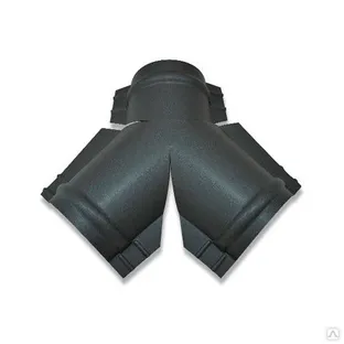 Aquasystem Y-тройник конька полукруглого R90мм 0.45ммPE Super Matt RR23 Matt