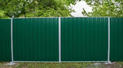 Профнастил С20В 0,45 PE с пленкой RAL 6005 зеленый мох