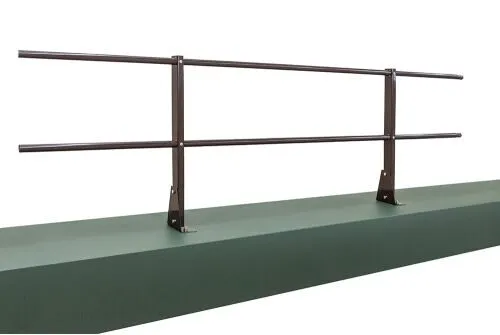 Труба для ограждения кровельного Optima RAL 8017 2м