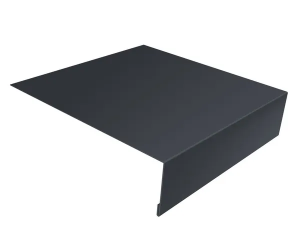 Планка карнизная широкая 100х85 0,5 Satin Matt RR 32 темно-коричневый (2,5м)