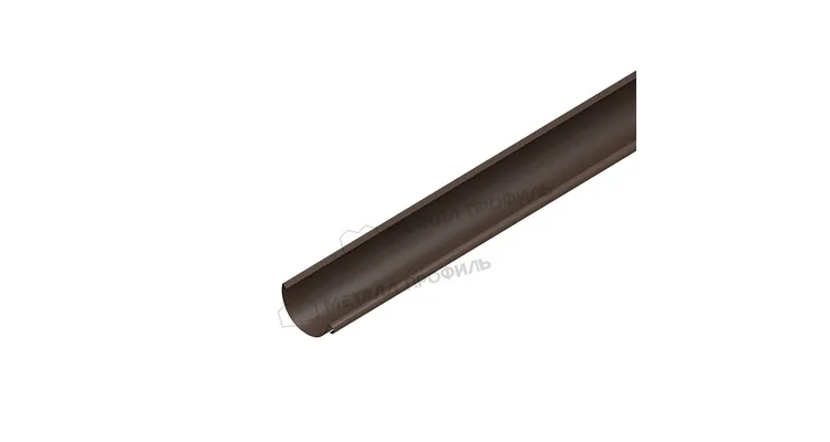 Желоб водосточный D125х3000 Foramina Freeze (FRZ_D-01-DarkBrown\DarkBrown-0.5)