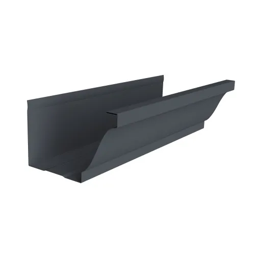 Желоб прямоугольный Vortex Lite 130 мм 3м PE RAL 3005 красное вино