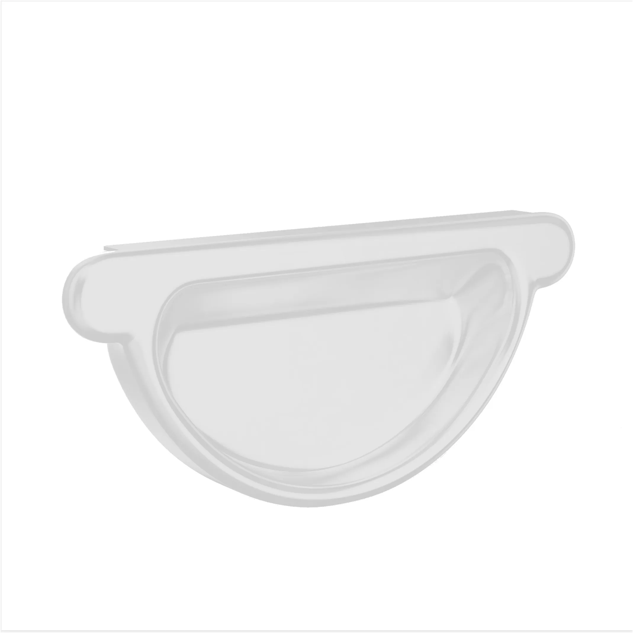 VEGAStyle 125/90 RAL9003 Заглушка желоба