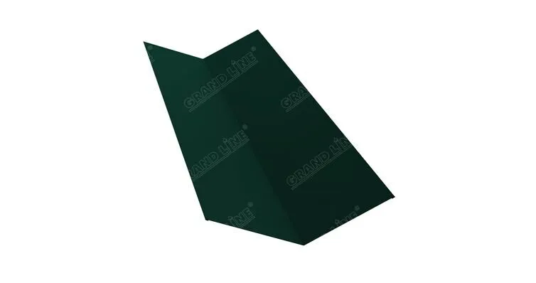 Планка ендовы верхней 145х145 0,5 Satin с пленкой RAL 8017 шоколад (3м)