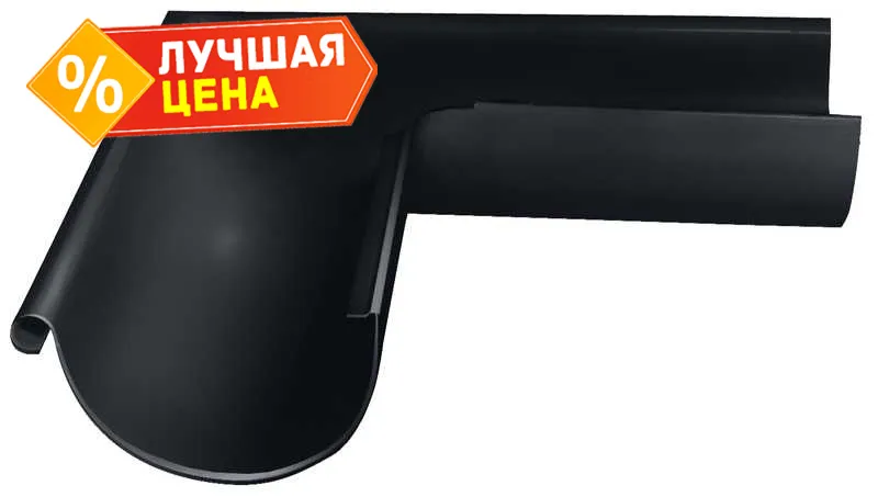 Угол соединительный ограждений кровельных Optima 90гр RAL 7024