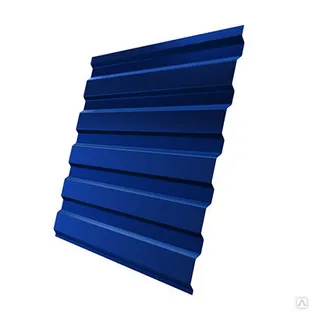 Профнастил С20R 0,5 Satin RAL 5005 сигнальный синий DRIP