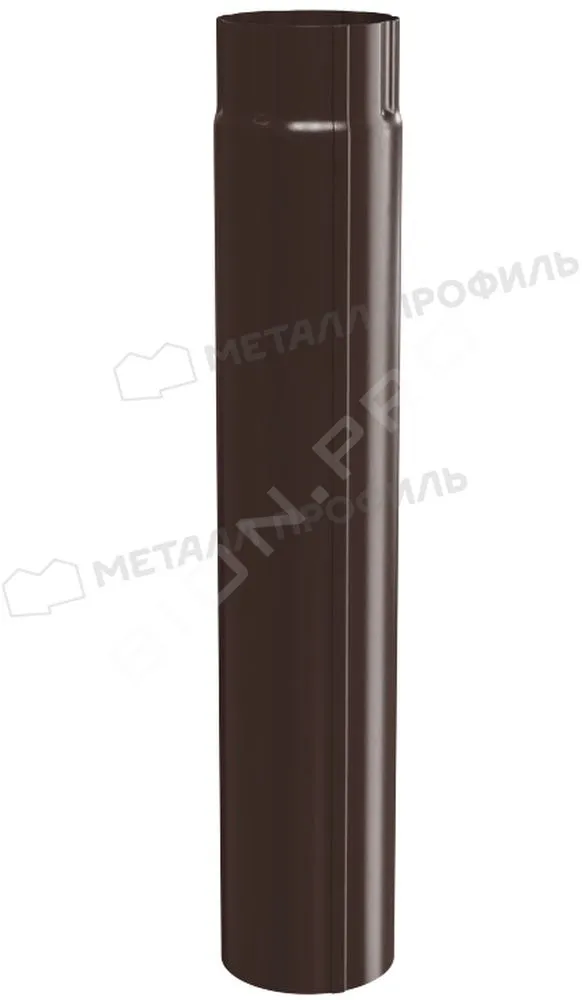 Труба водосточная Foramina PUR D100х3000 (PUR_Д-01-6005\6005-0.5)
