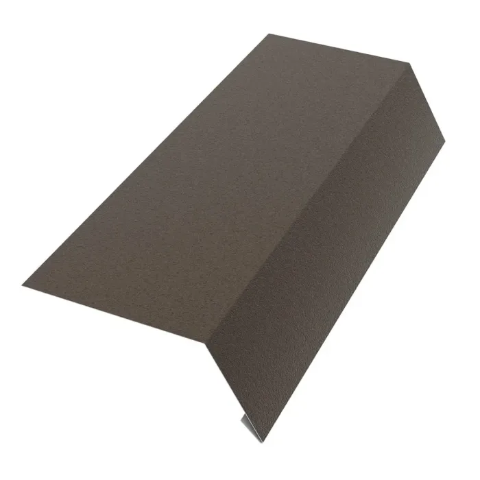 Aquasystem Карнизная планка 100*60мм (Длина 2.00м) RAL8017 PE 0,45мм, Zn140