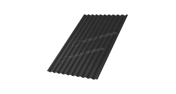 Профнастил С20R Grand Line 0,5 Quarzit lite RAL 9005 черный