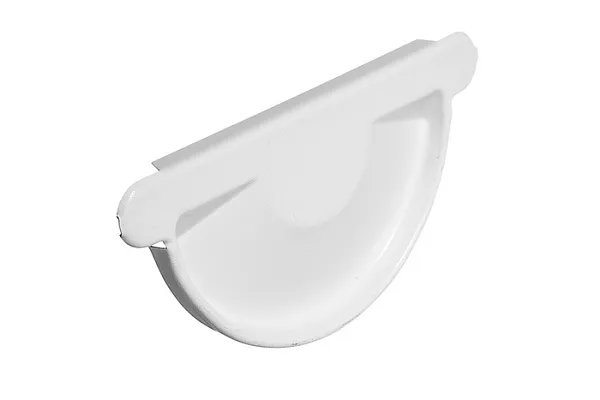 VEGAPROM 200/180 RAL9003 Заглушка желоба ф200мм