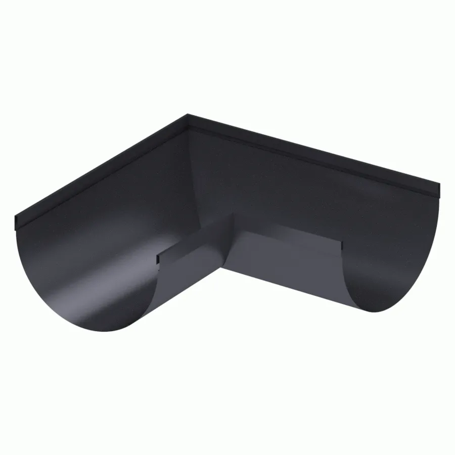 VEGAPROM 185/150 RAL9006 Желоб угловой 90град