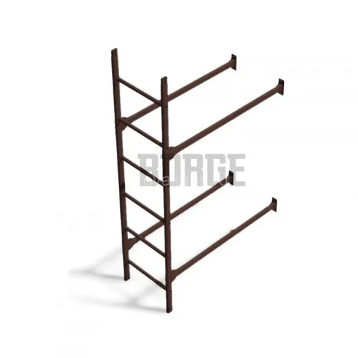 Borge Комплект лестница фасадная BORGE нижняя секция 1.8м RAL7024 Matt(RR23)