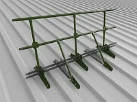 Borge Подкос ограждения Эконом ТИП 2 (без метизов) h-120mm RAL 7024