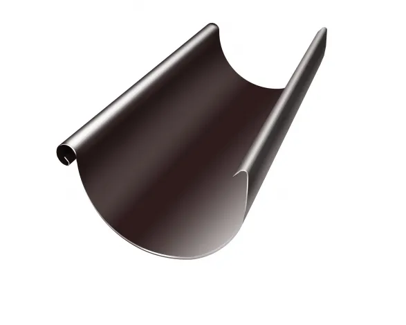 VEGAPROM 185/150 RAL 9003  Желоб полукруглый 2м 0,7мм