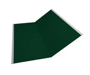 Планка ендовы нижней 300х300 0,5 Satin Matt TX RAL 6005 зеленый мох (3м)