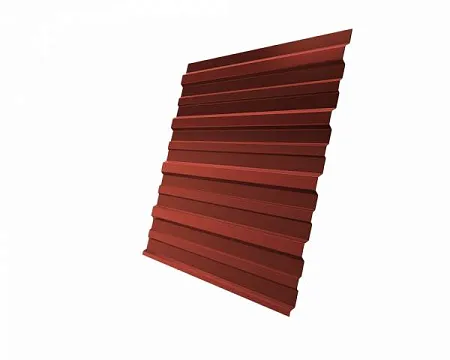 Профнастил С20В Grand Line 0,5 Quarzit RAL 8004 терракота