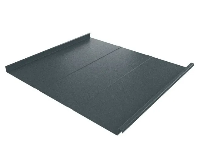 Планка крепежная фальц Grand Line 0,5 GreenCoat Pural BT, matt RR2Н3 (RAL 7016 антрацитово-серый) (2,5м)