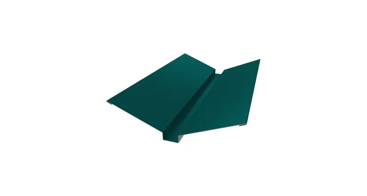 Планка ендовы верхней 115х30х115 0,5 Rooftop Matte RAL 9005 черный (3м)