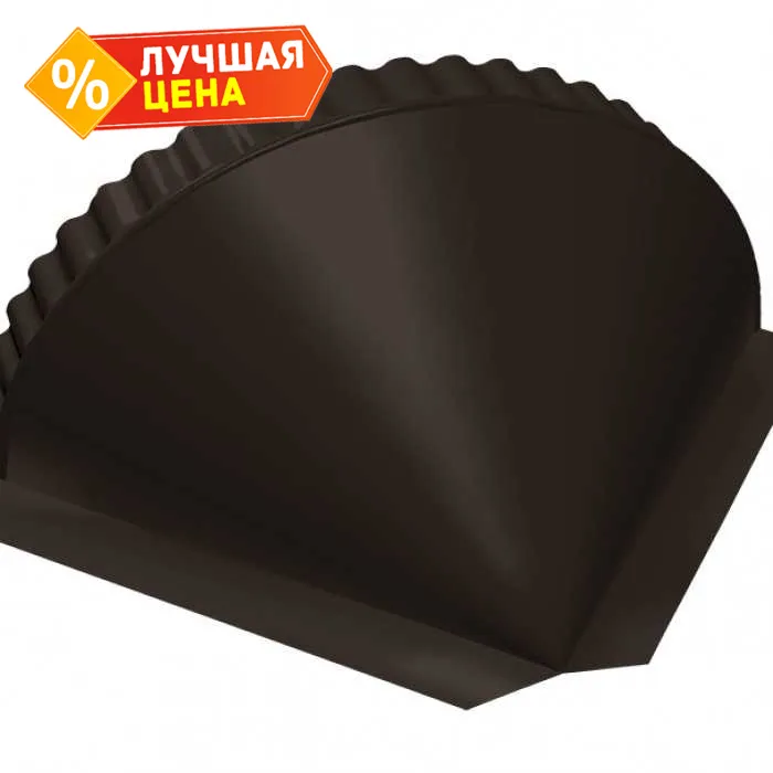 Заглушка малая конусная GreenСoat Pural RR 29 красный (RAL 3009 оксидно-красный)