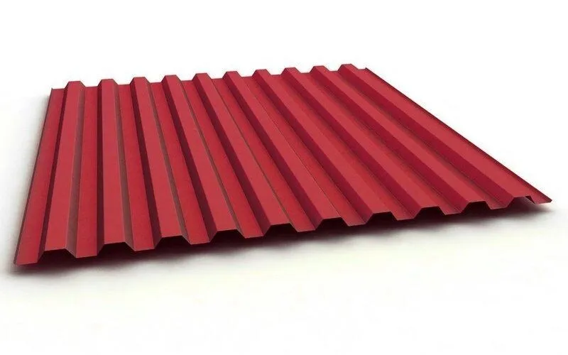 Профнастил С20R 0,45 PE-Double RAL 3005 красное вино